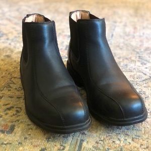 Men’s Blundstone Steel-toe Black Dress Boots in Leather Sz 13 US